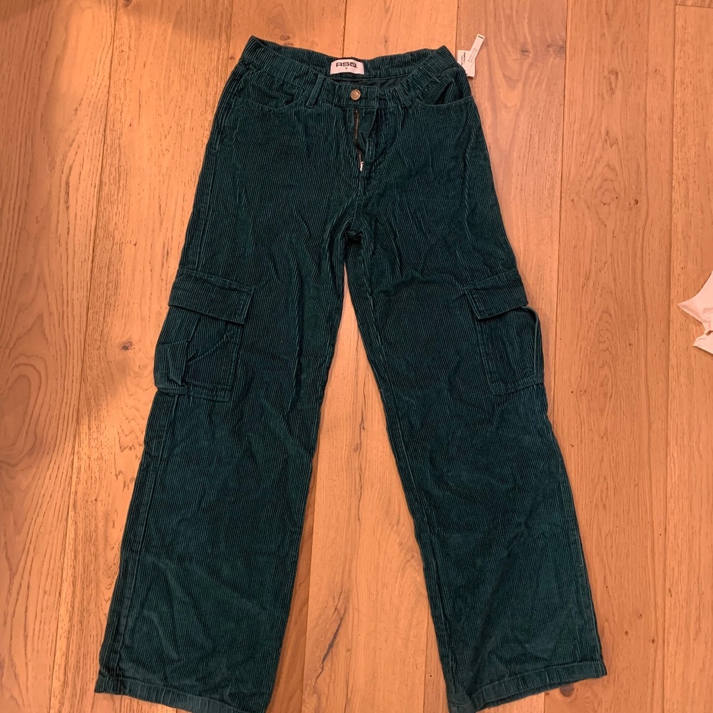 RSQ green corduroy pants